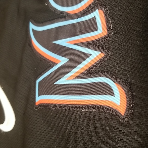 Jazz Chisholm Miami Marlins Stitched Mens L New - Picture 3 of 12